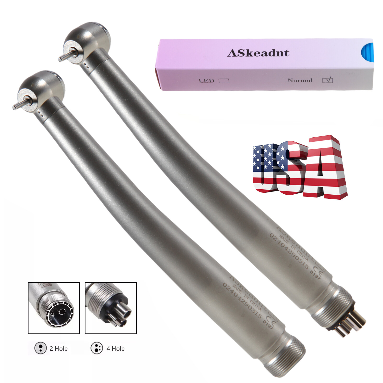 NSK Style Dental Fiber Optic LED E-generator/ High Speed Handpiece 2HOLE/4HOLE