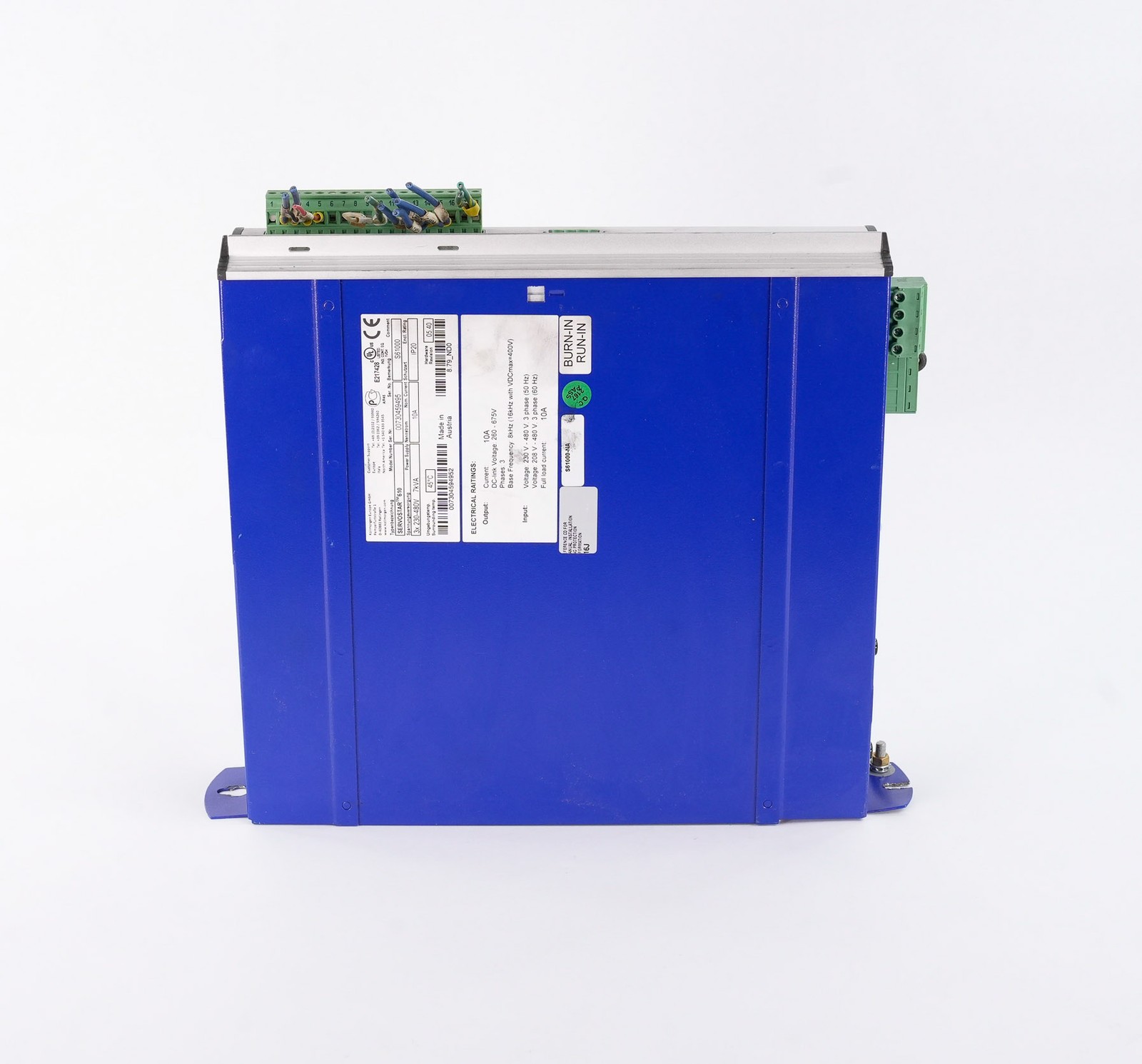 Kollmorgen Servostar 610 S61000 Digital Servo Drive 3x 230-480V 7kVA 10A
