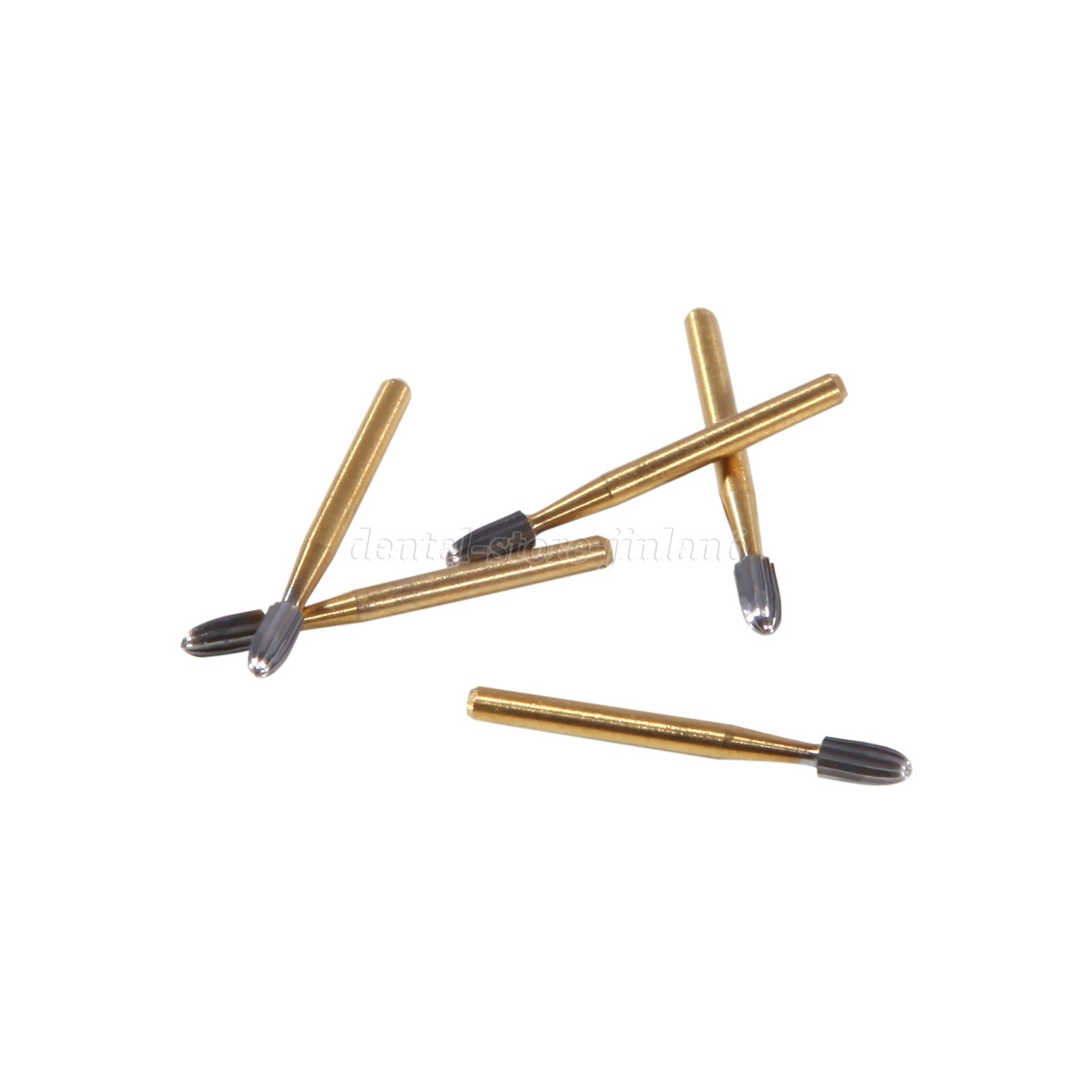 5 packs Dental Tungsten Carbide Burs Trimming & Finishing Egg Football FG 7406