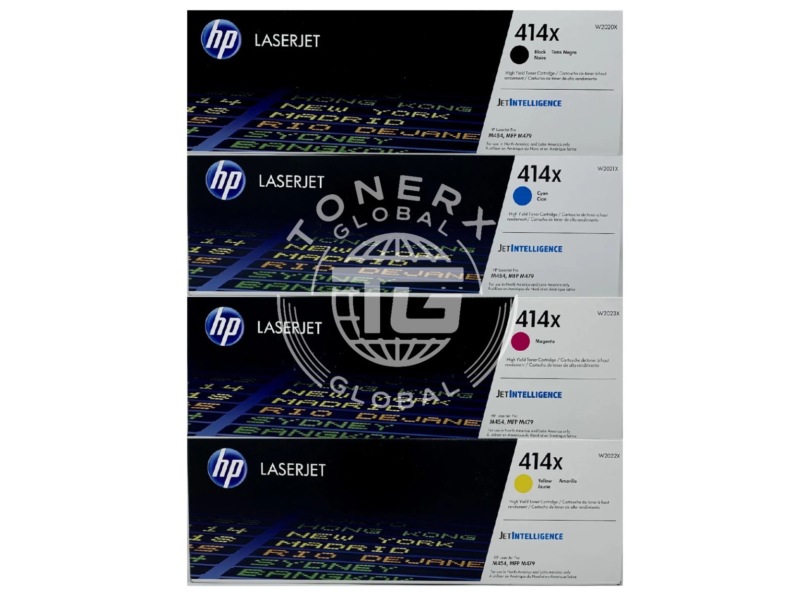 HP 414X Toner Set (W2020X , W2021X , W2022X , W2023X)
