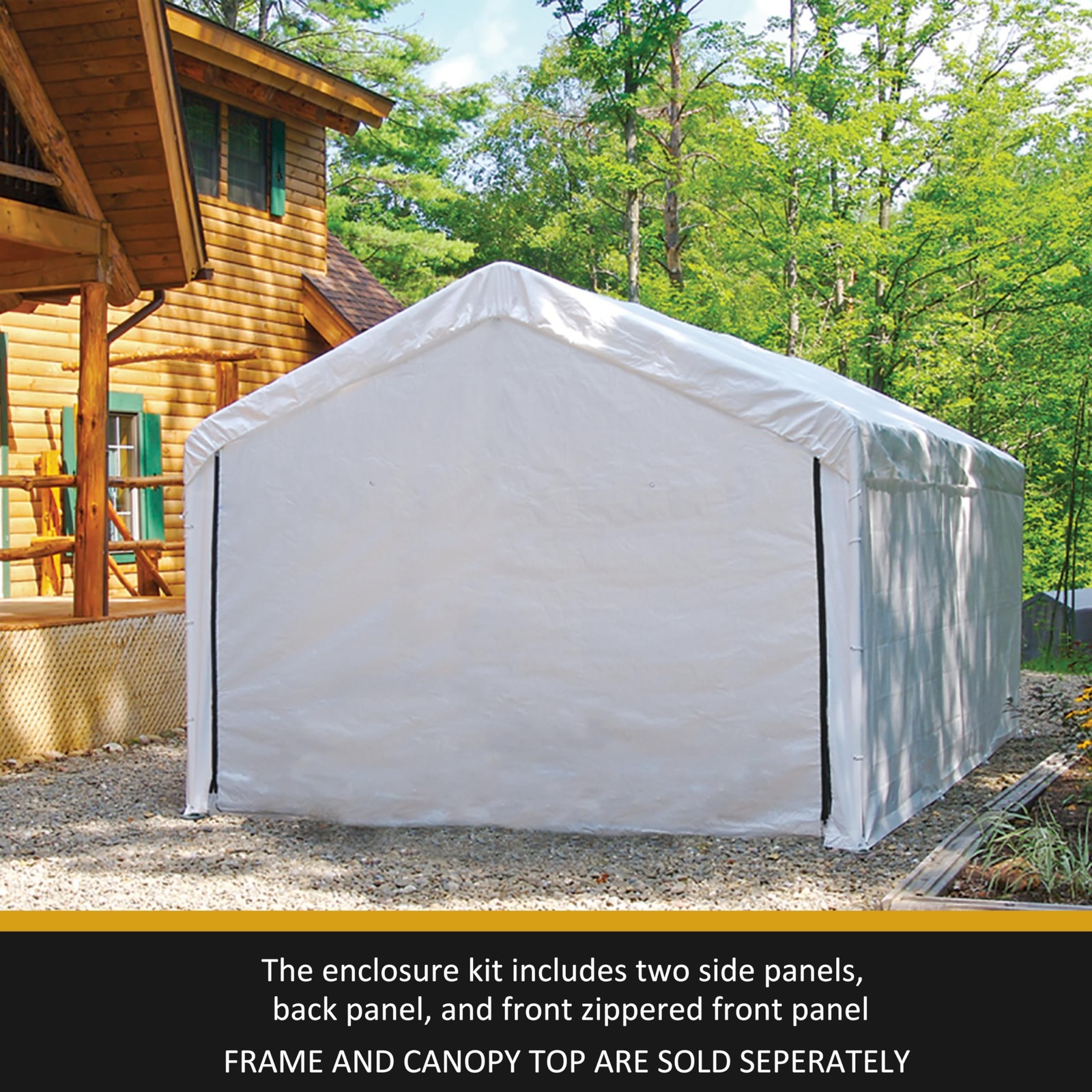 Shelterlogic Maxap Canopy Enclosure Kit 10 X 20 Ft. Frame And Canopy Sold