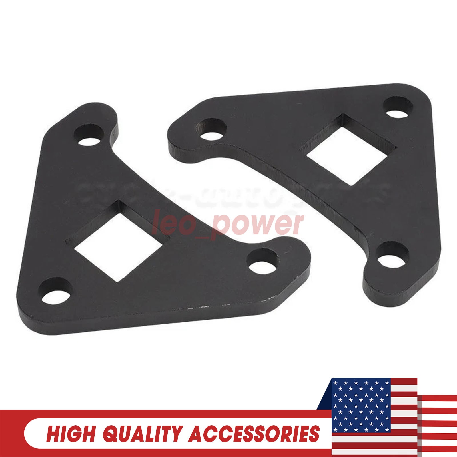2Pcs Fits For Chinese Mini Excavator Drive Motor Bracket Flange bracket BLACK