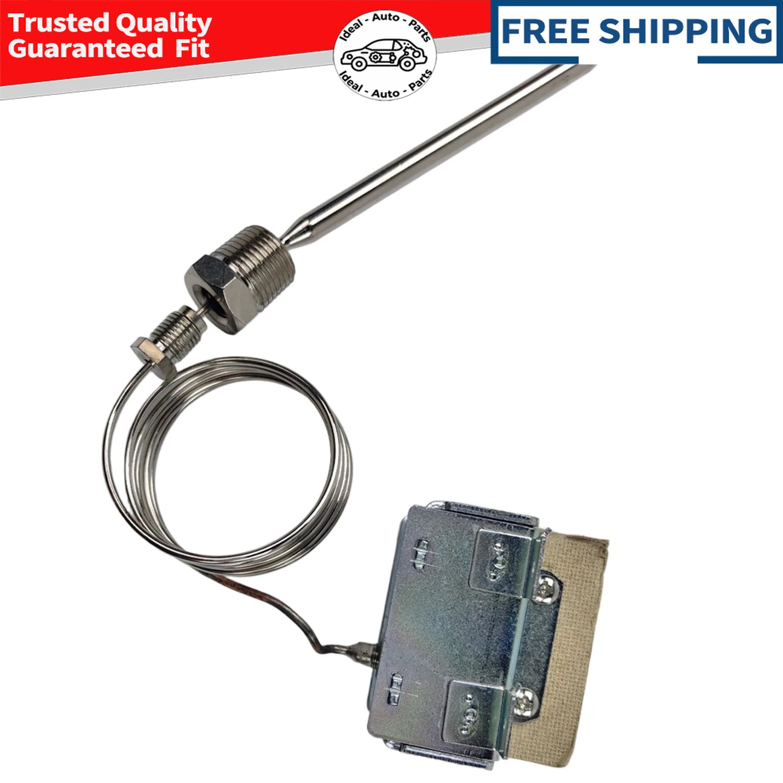 For ATOSA 301030005 Gas Fryer Hi Limit Thermostat with 3/8″ Mpt Stuff Box