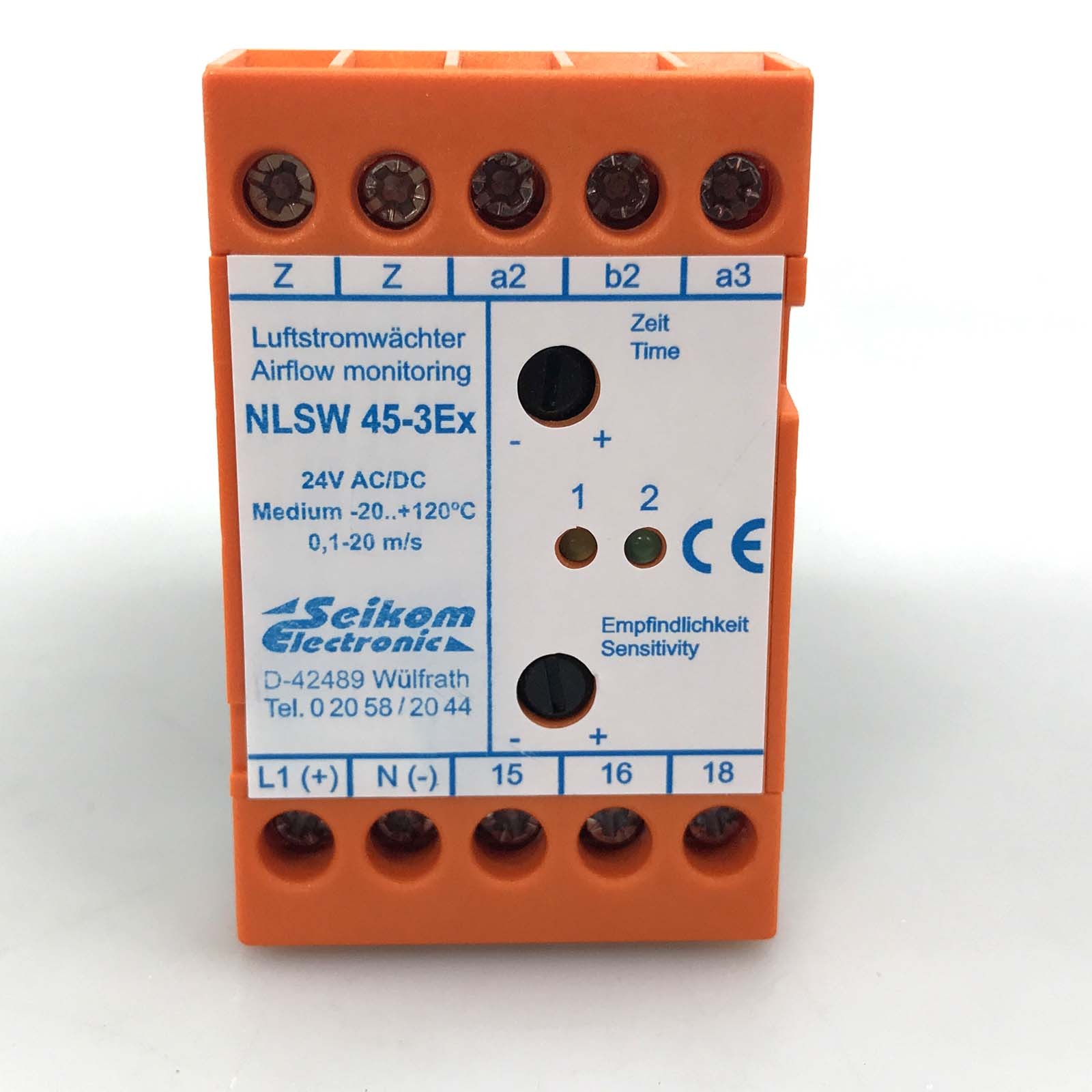 Seikom Electronic Airflow Monitor NLSW 45-3Ex NOV