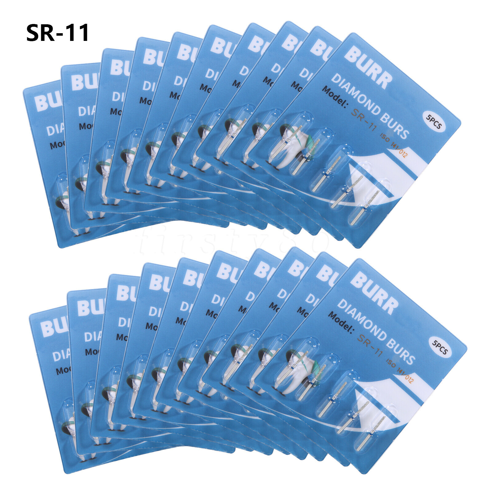 Dental Diamond Burs FG Standard for High Speed Handpiece FG1.6mm SR-11 5pcs/BOX