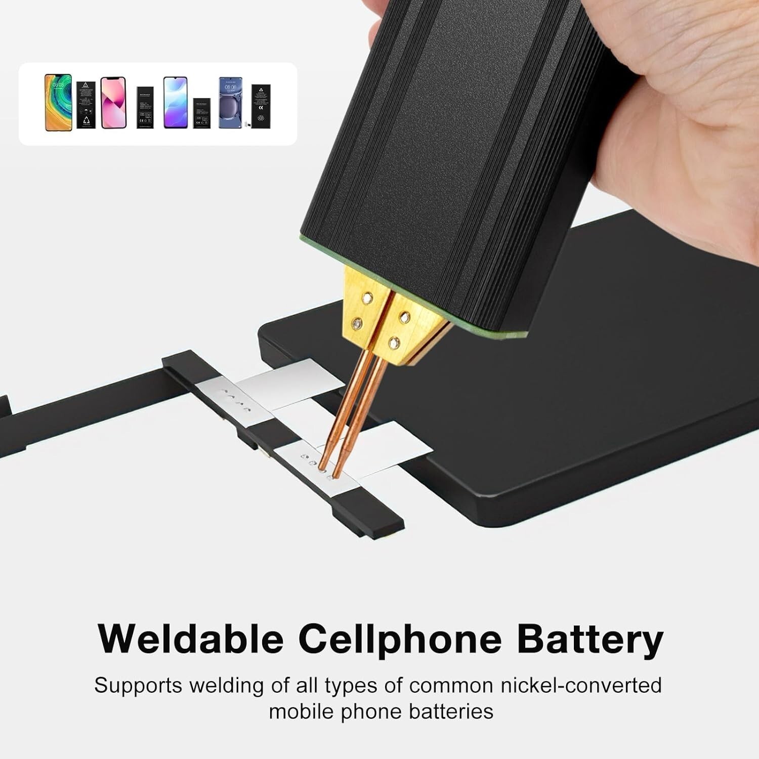 Battery Spot Welder 5000mAh Battery Portable Led Spot Welder for 18650 26650
