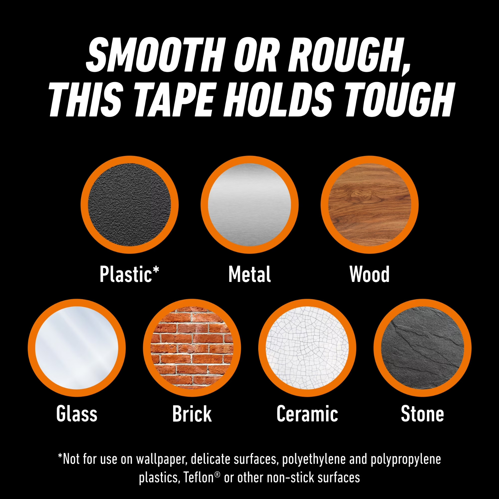 Gorilla Tough & Clear; Double Sided Mounting Tape; Weatherproof; 1″ x 60″; Clear