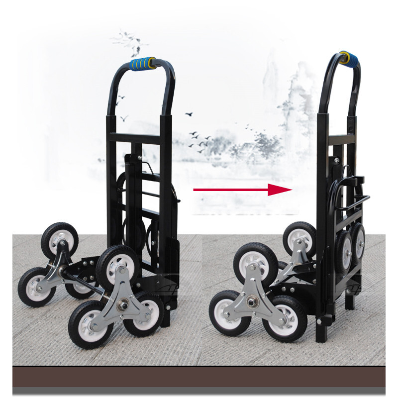 USED Black Carbon Steel Climbing Stairs Truck 16.43inchW 0.05in Pipe Thickness