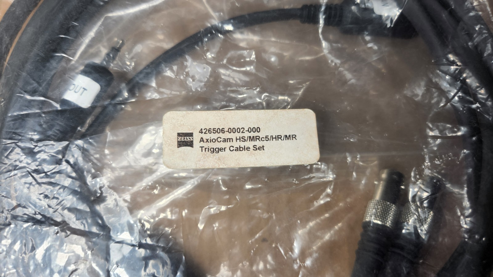 Zeiss 426506-0002-000 AxioCam HS/MRc5/HR/MR Trigger Cable Set