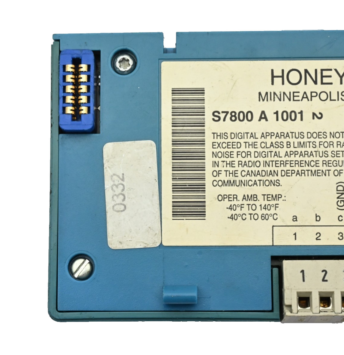 Honeywell S7800A-1001 S7800A1001 Keyboard Display Module