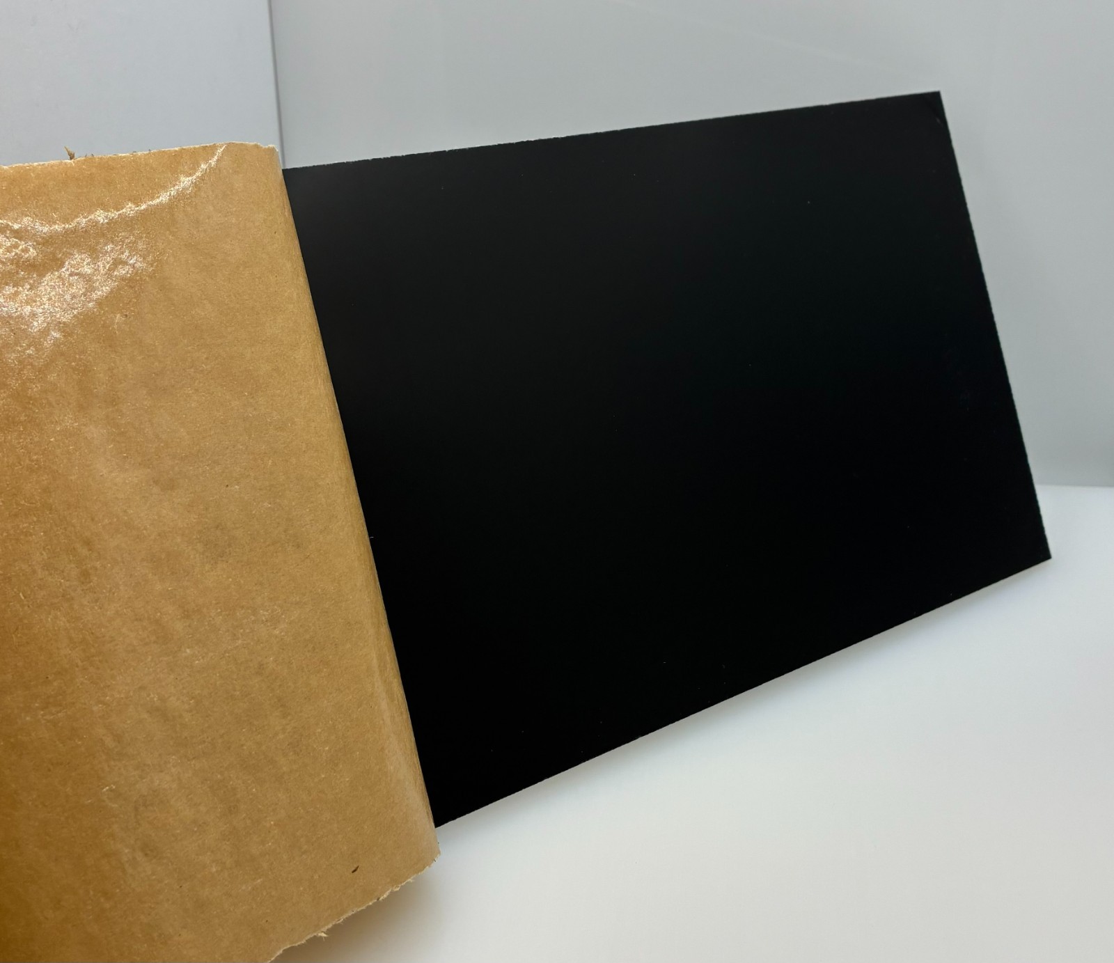 BLACK ACRYLIC PLEXIGLASS 3/8″ X 24″ X 48″ PLASTIC SHEET