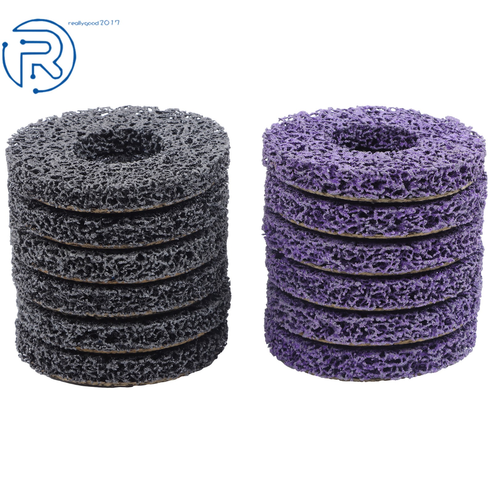 For Angle Grinder 12 Pack Paint Stripping Disc Set 4-1/2’Inch Remover Wheel
