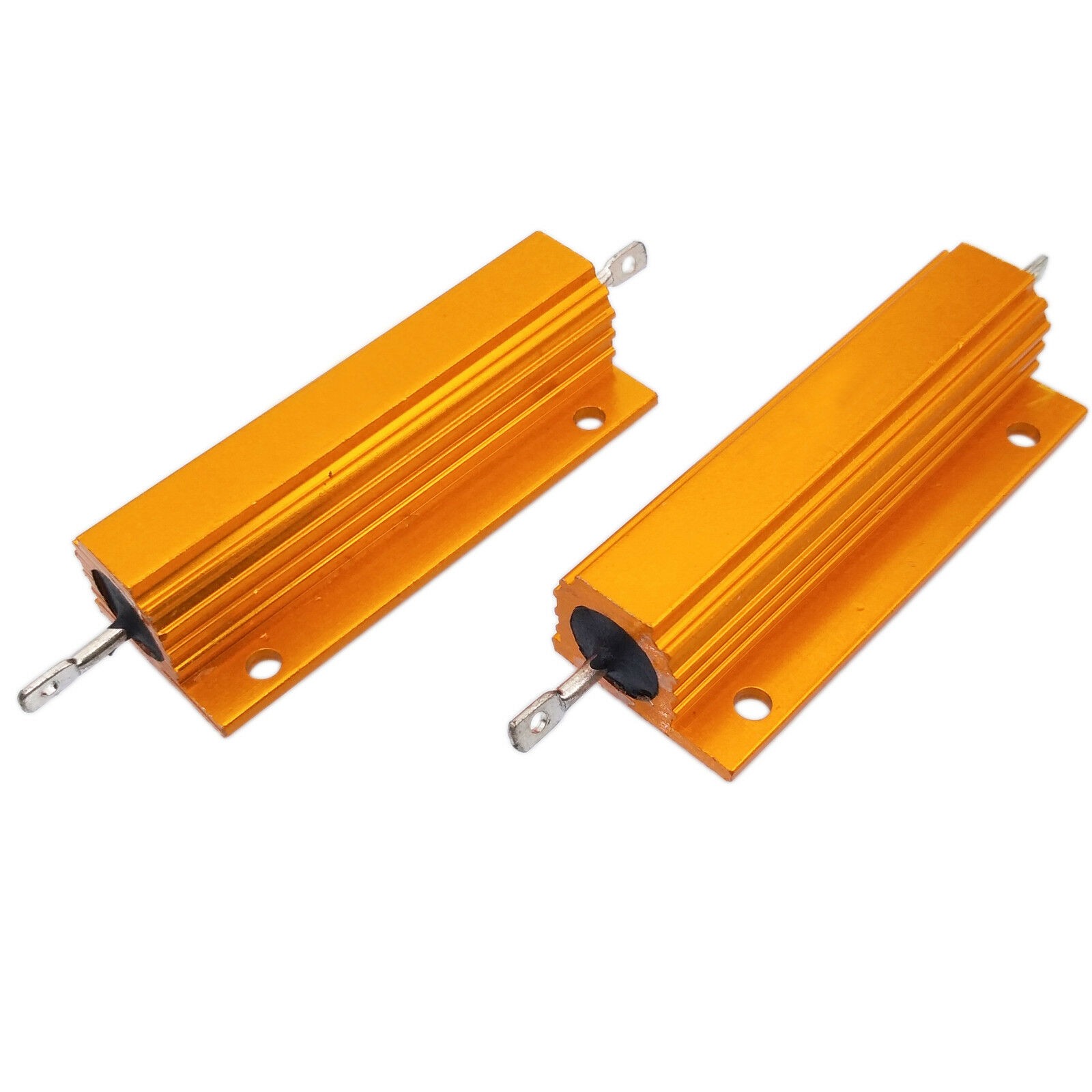 100W Watt Aluminum Housed Metal Case Wirewound Resistor 0.1~680 OHM