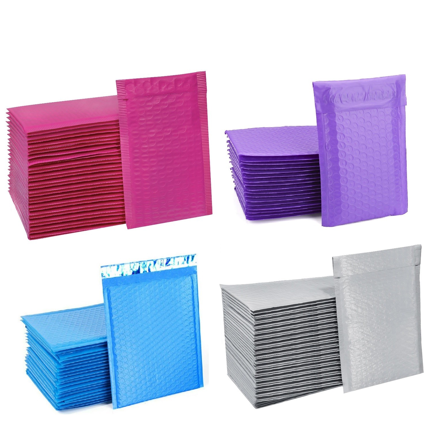 Any Size Colorful Poly Bubble Mailers Shipping Mailing Padded Bags Envelopes