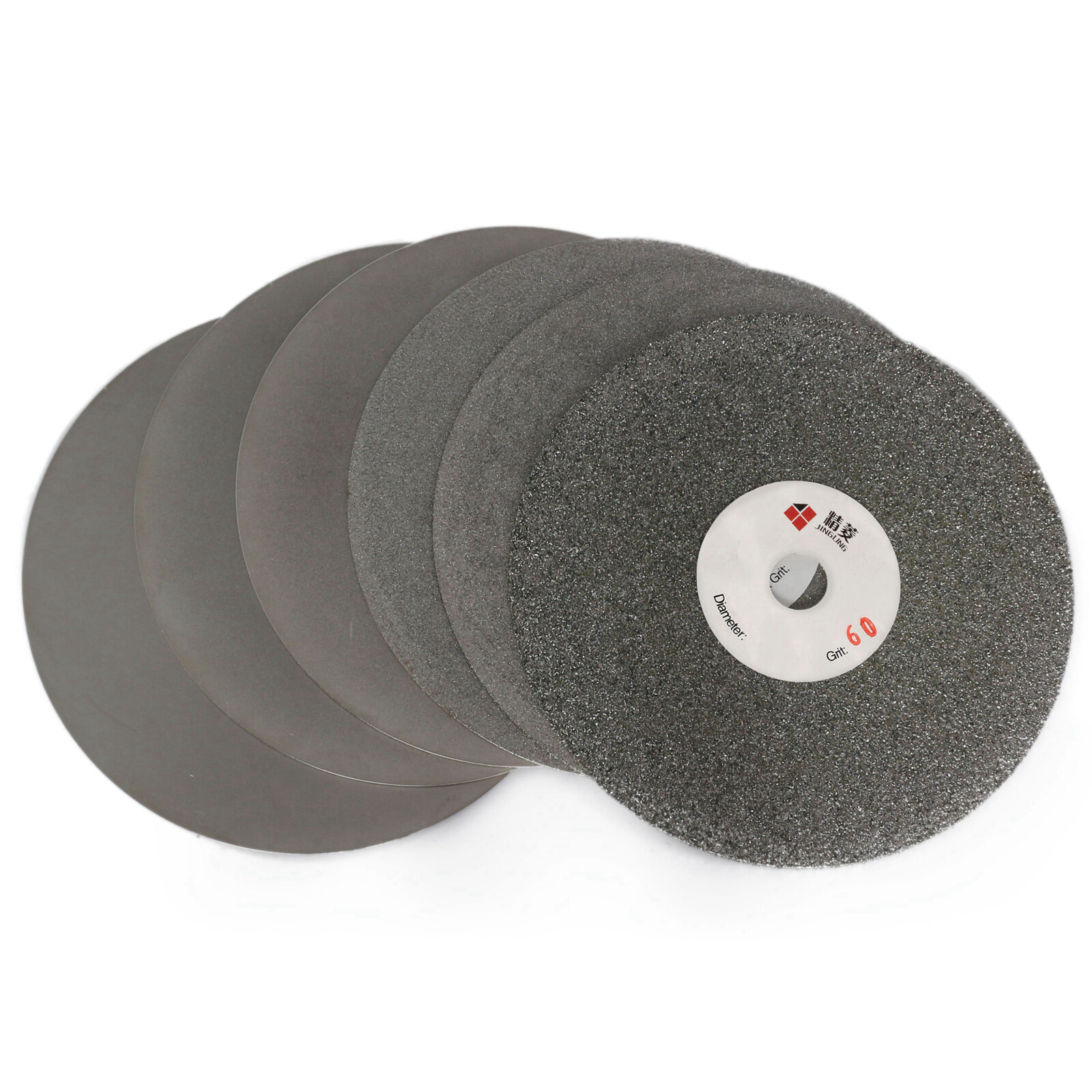 6″ in Diamond Grinding Disc Flat Lap Disk Grit 60-3000 Lapidary Tools for Stone