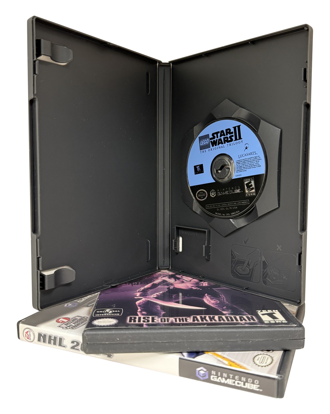5 Replacement Game Cases compatible with Dark Grey Nintendo Gamecube **1-3 DAYS