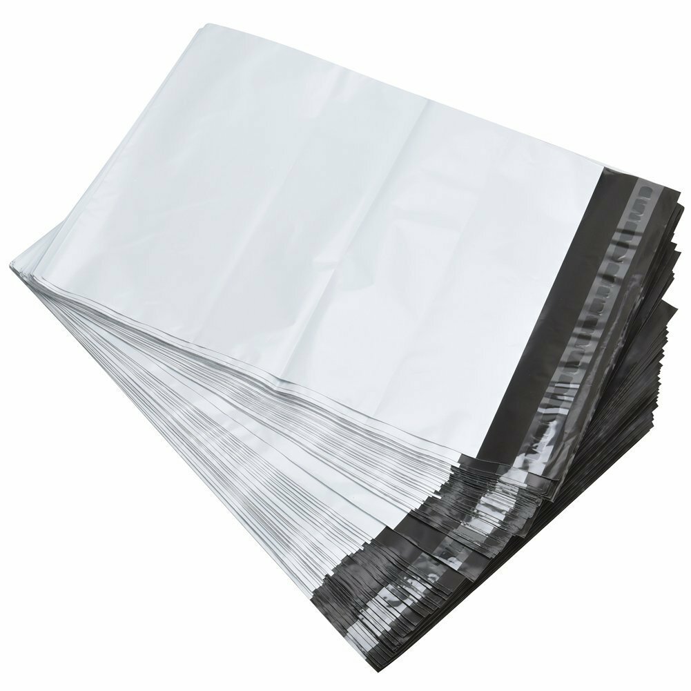 100 24×24 Poly Mailers Self Sealing Shipping Envelopes Plastic Bags 2.5 Mil