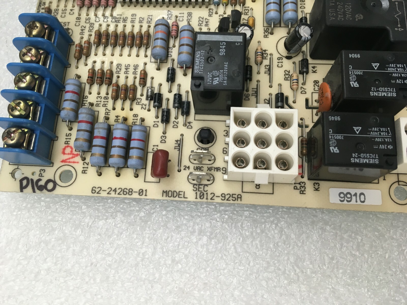 Rheem Ruud 62-24268-01 Circuit Board 1012-925A used #P160