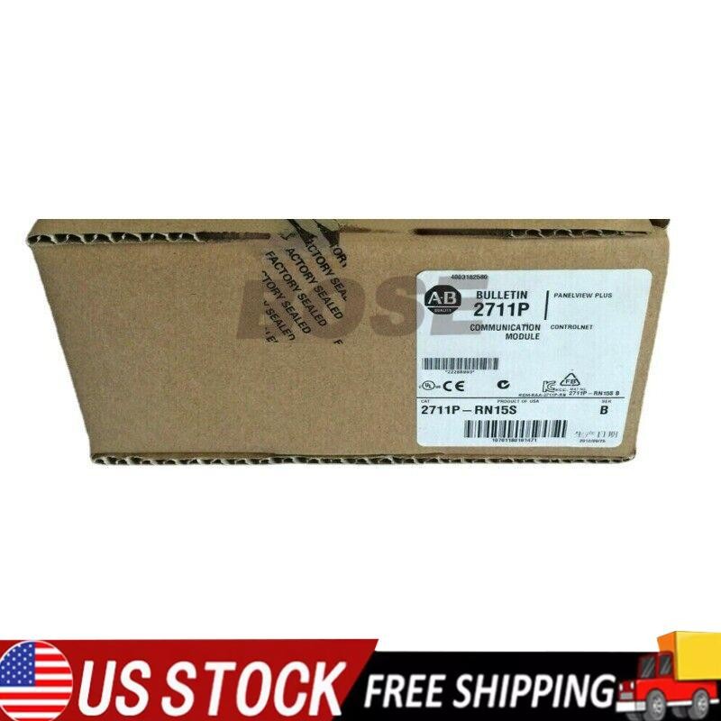 Allen Bradley 2711P-RN15S SEALED 2711P-RN15S PanelView Pl ControlNet US Free Tax