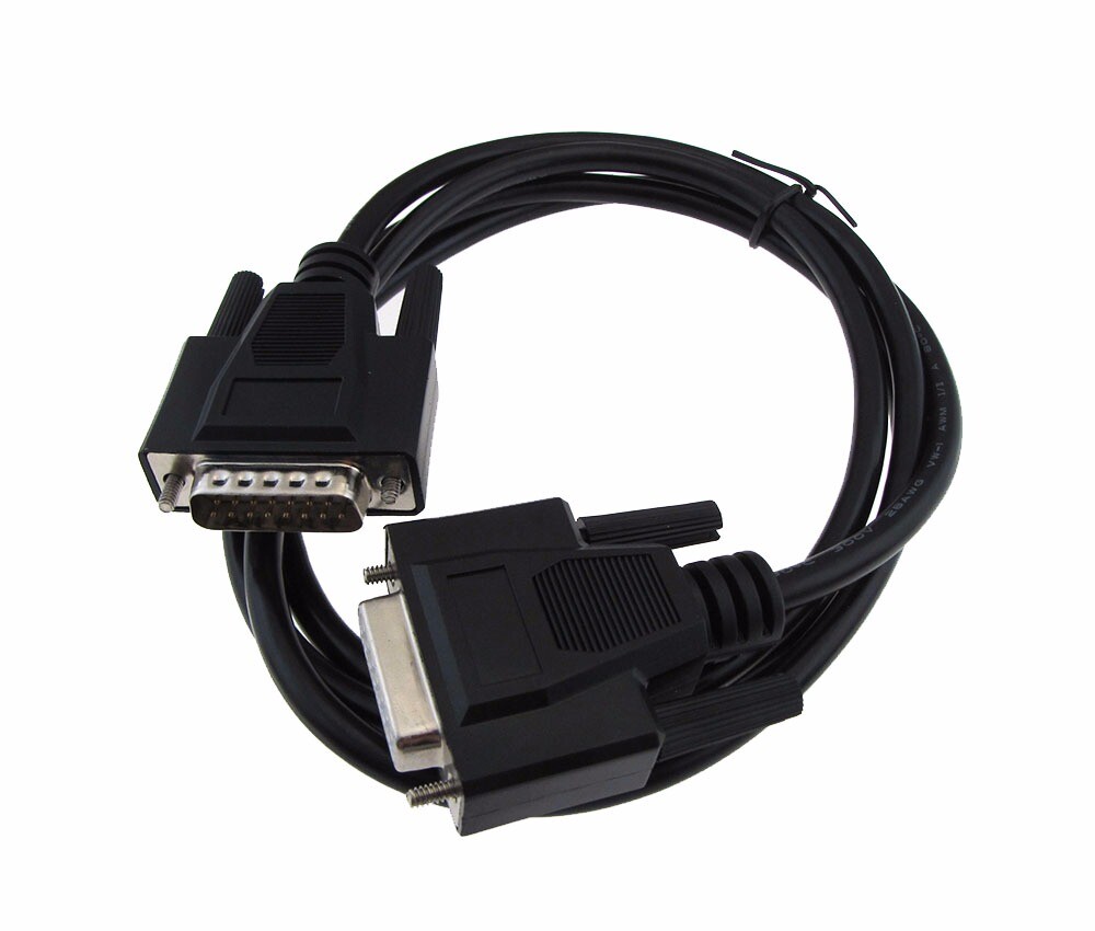 DB15 2 Rows Male to Female I/O Signal Connection Cable 15FT(5m)