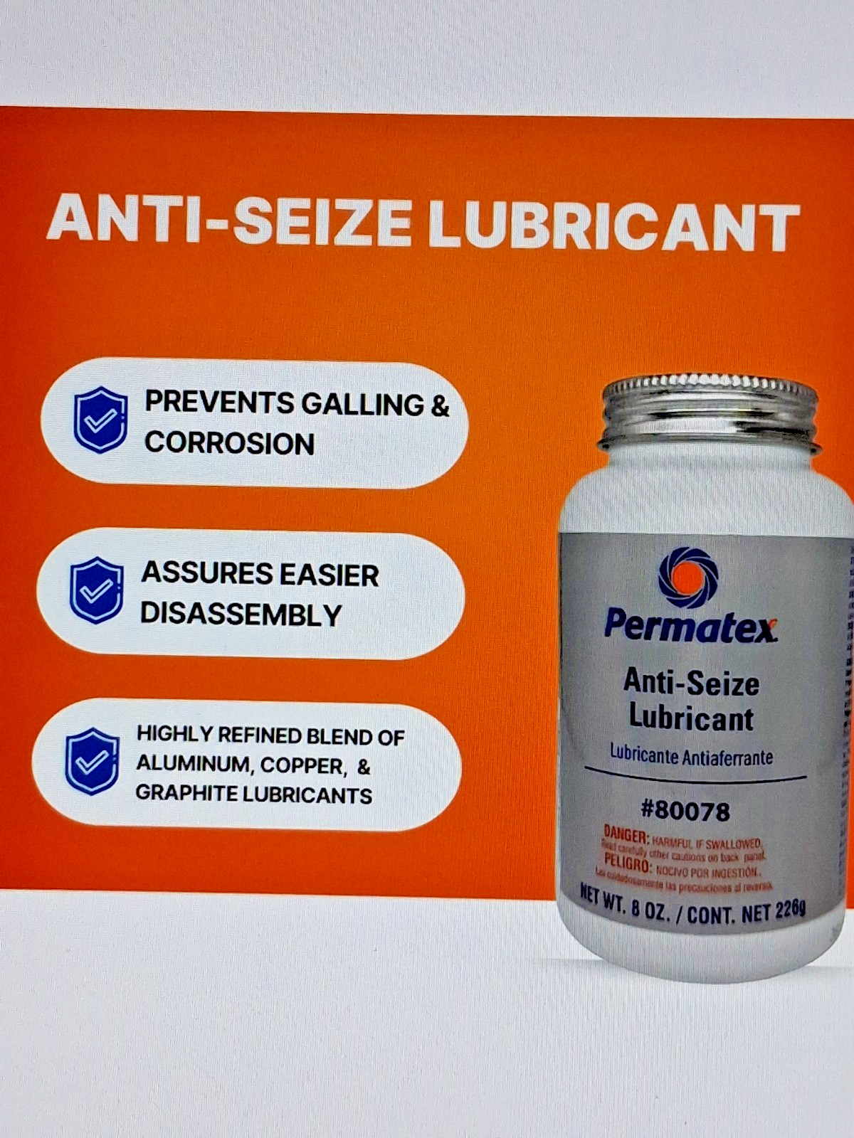 Permatex Anti-Seize Lubricants 2PK 8oz 80078