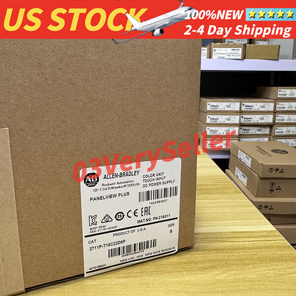 Allen-Bradley 2711P-T15C22D9P Plus 7 Graphic Terminal New Sealed Fast Ship