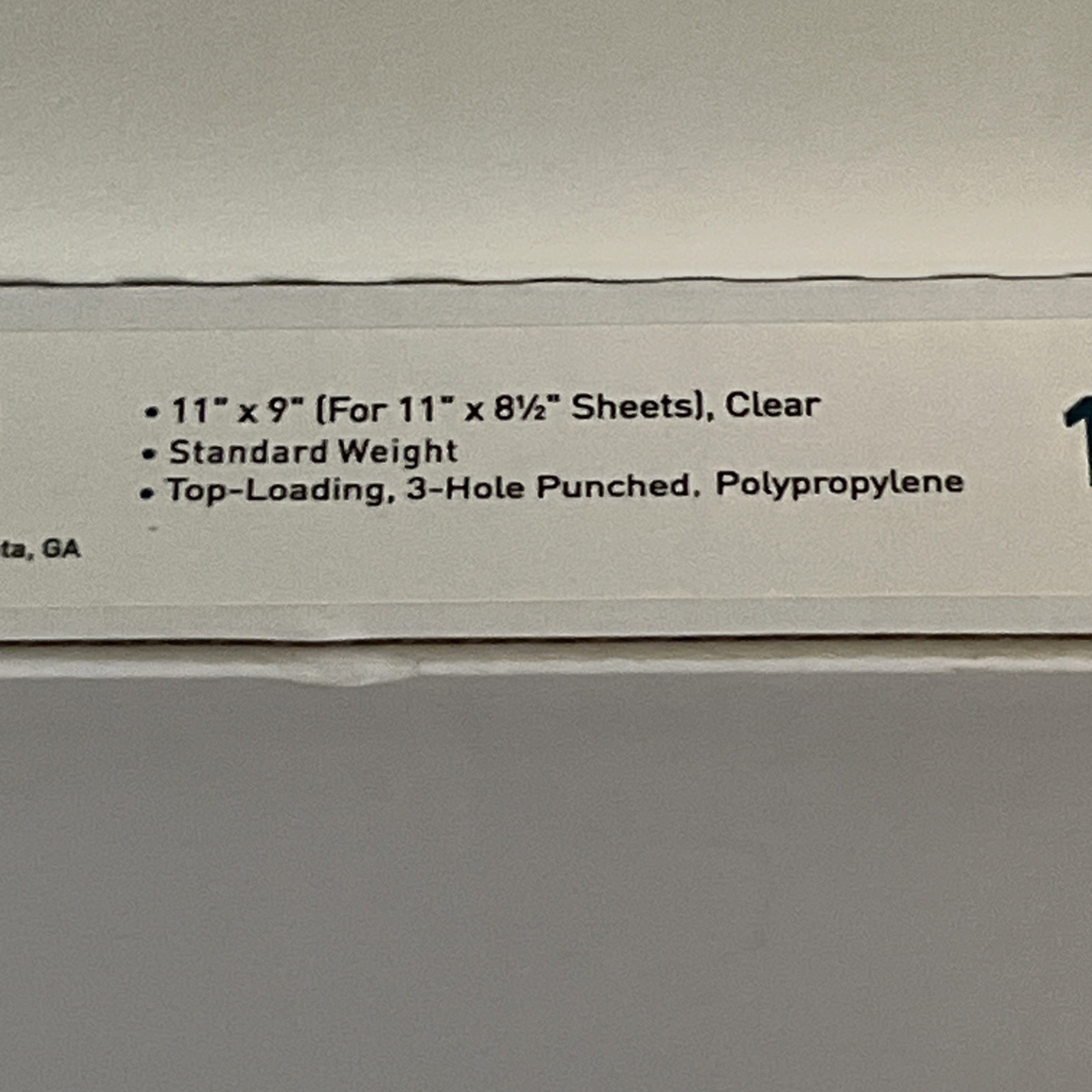 Business Source Top Loading Sheet Protector – Letter 8.50″ X 11″ – (bsn74551)