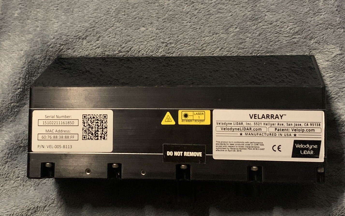 Velodyne Velarray Lidar Sensor MPN VEL-005-B113