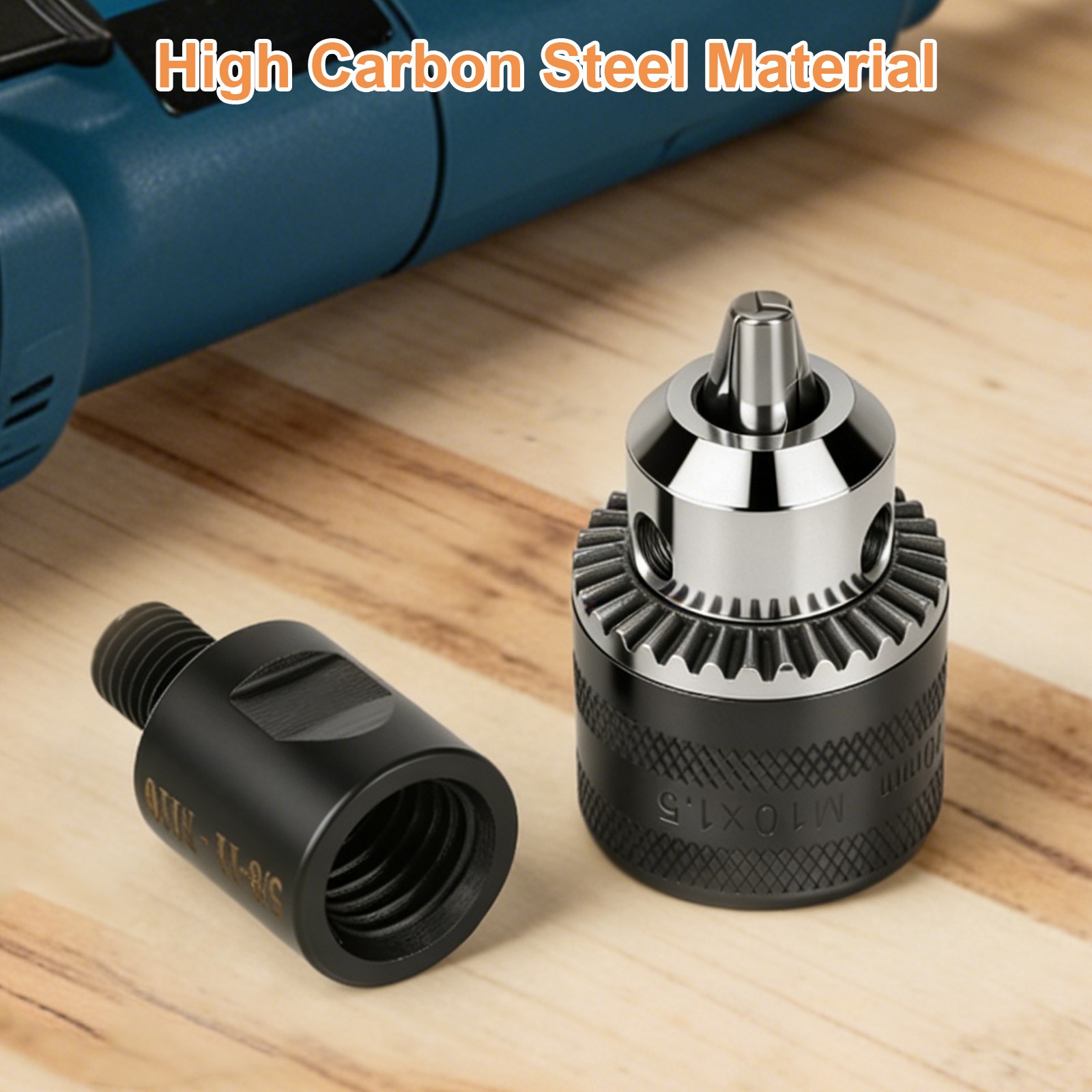 5/8-11 to M10 Angle Grinder Electric Drill Conversion Collet Chuck Head Adapter