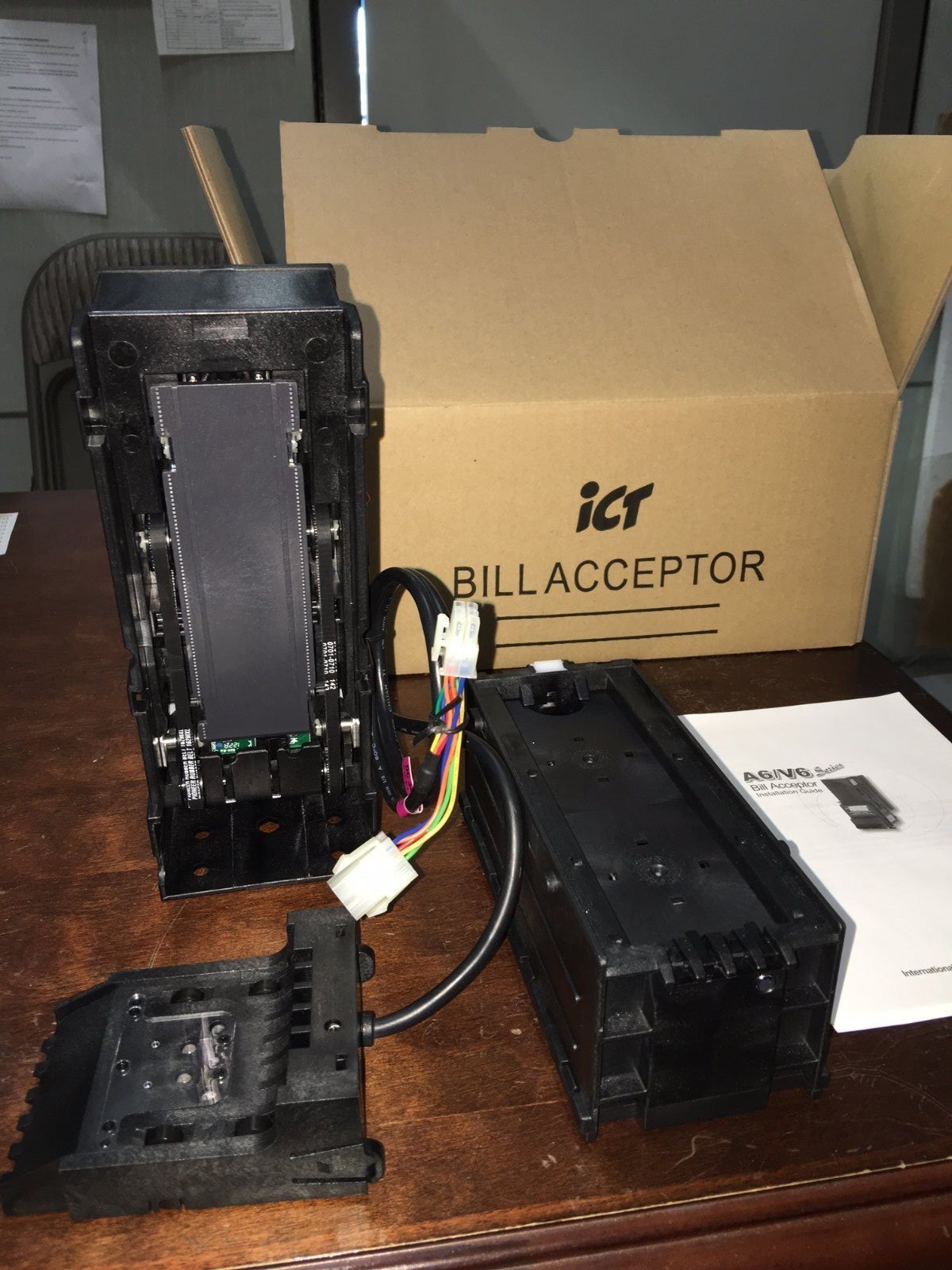 ICT MDB STACKER BILL V6 VALIDATOR/ ACCEPTOR $1 & $5 BILLS BRAND NEW (BEST DEAL)