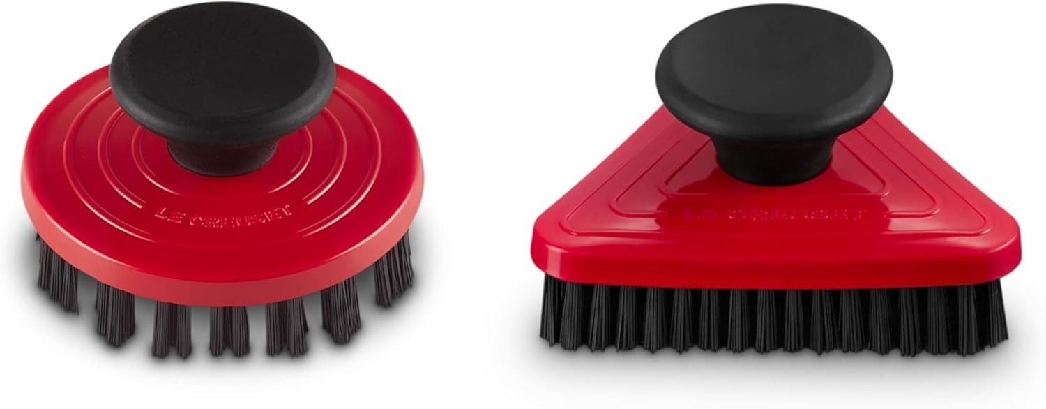 Set of 2 Cleaning Brushes, Cerise