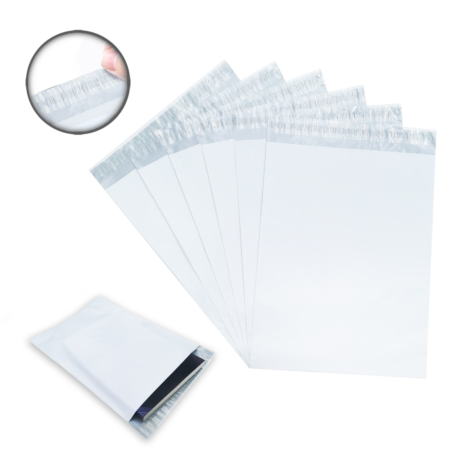 Poly Mailers Shipping Bags – 6×9 7.5×10.5 9×12 10×13 12×15.5 14.5×19 19×24 24×24