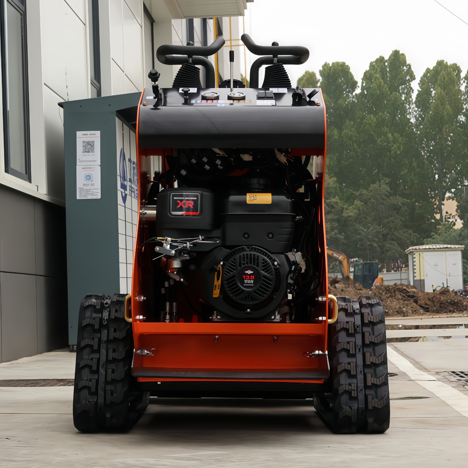 Mini Skid Steer Loader 13.5HP Hydraulic Tracked Loader with B&S Gas Engine EPA