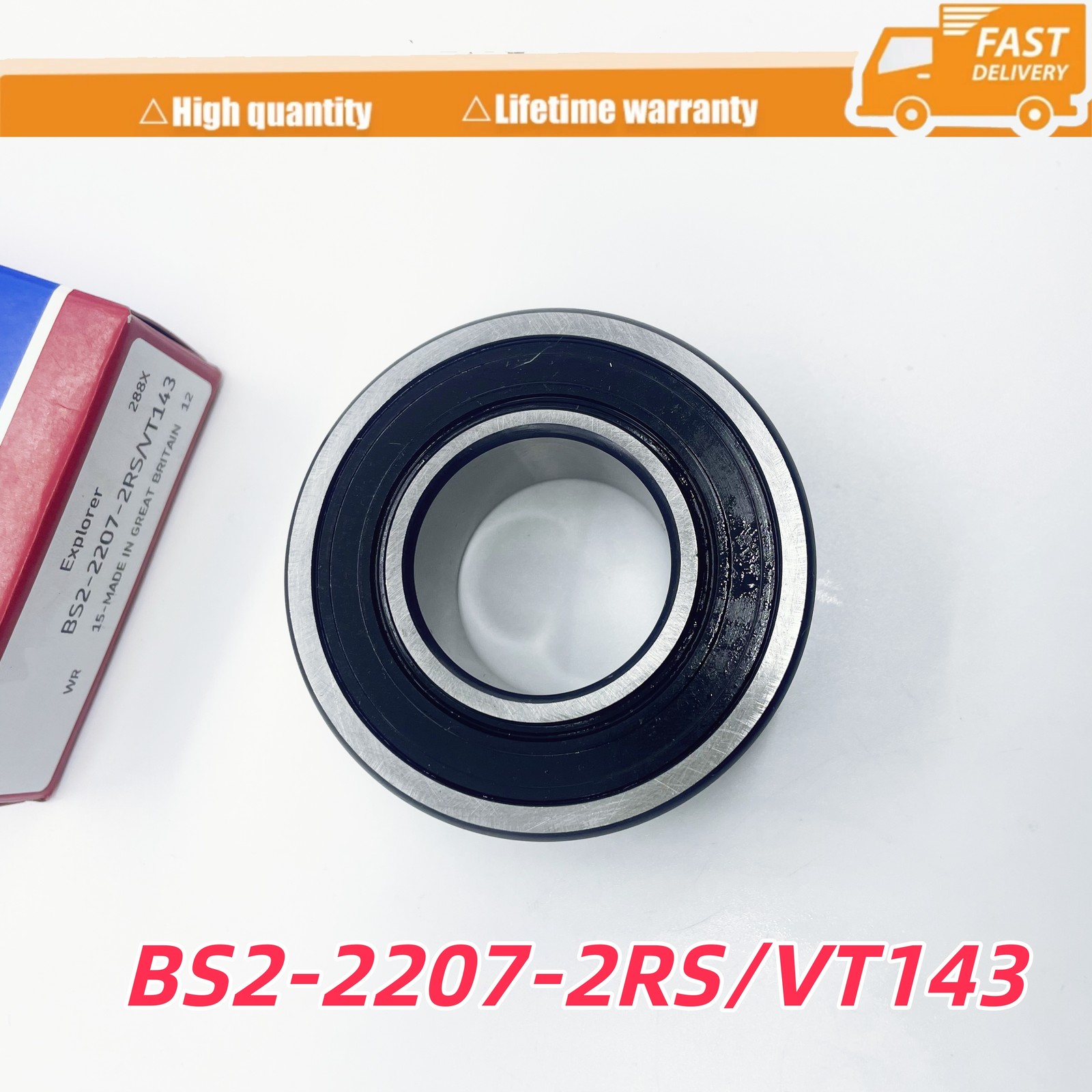 New BS2-2207 2RS/VT143 Spherical Roller Bearing 35x72x28 mm
