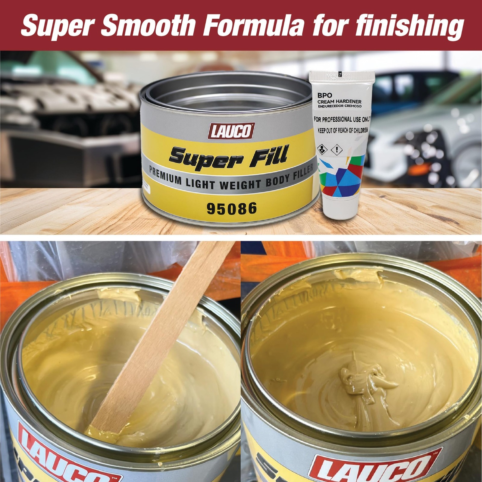 Super Fill Premium Lightweight Body Filler – QUART