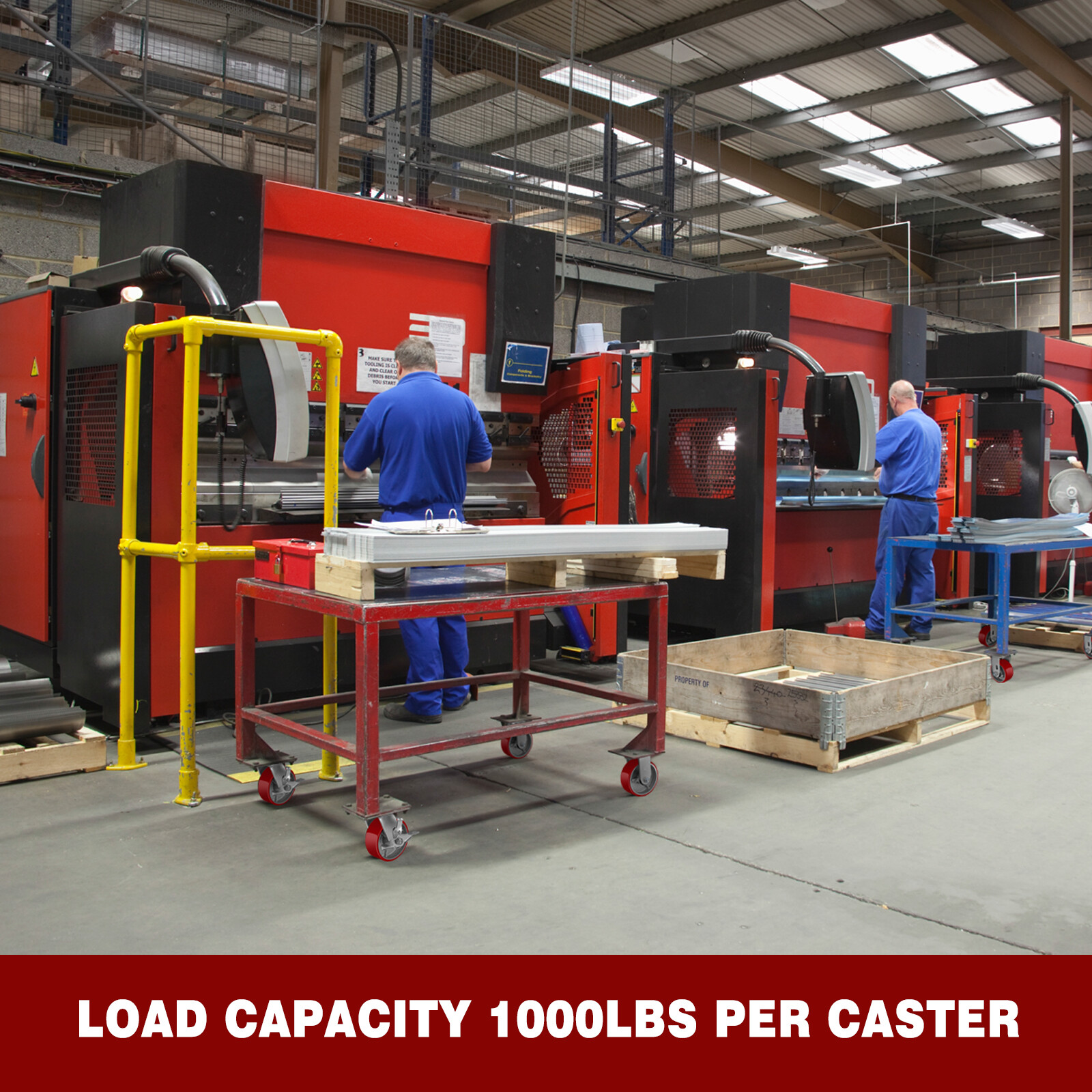 5 Inch Caster Wheels Heavy Duty,Capacity1000-4000LBS