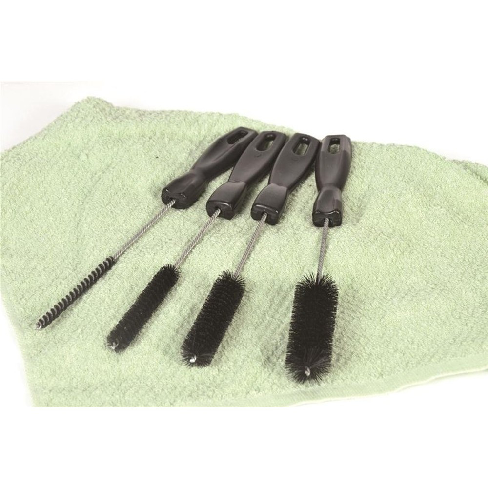 Brushtech Cleaning Brush Set, Four Versatile Cleaning Brushes 1/4″ to 1″ Wide