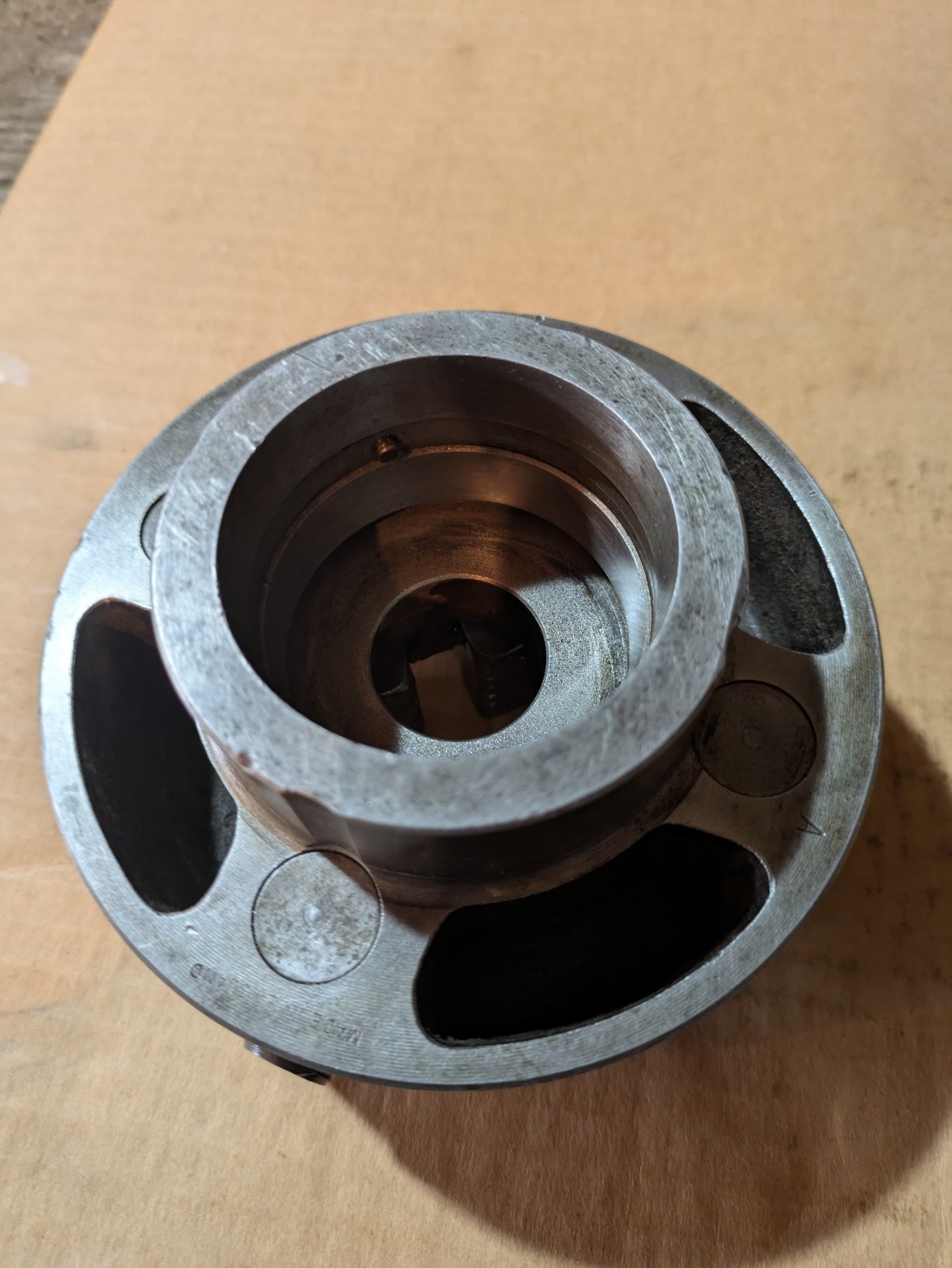 HARDINGE 5″ 4 JAW CHUCK TAPER MOUNT