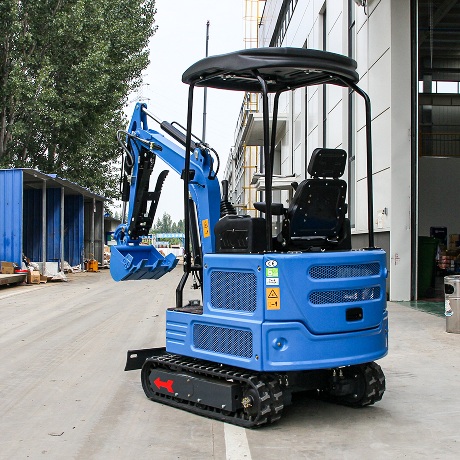 1.8 Ton Mini Excavator 4000lbs KUBOTA Twin Cylinder Diesel Engine Crawler Digger