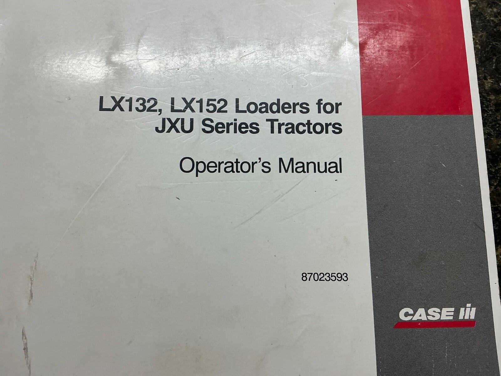 Case LX132, LX152, Loaders for JXU Series Tractors Operators Manual