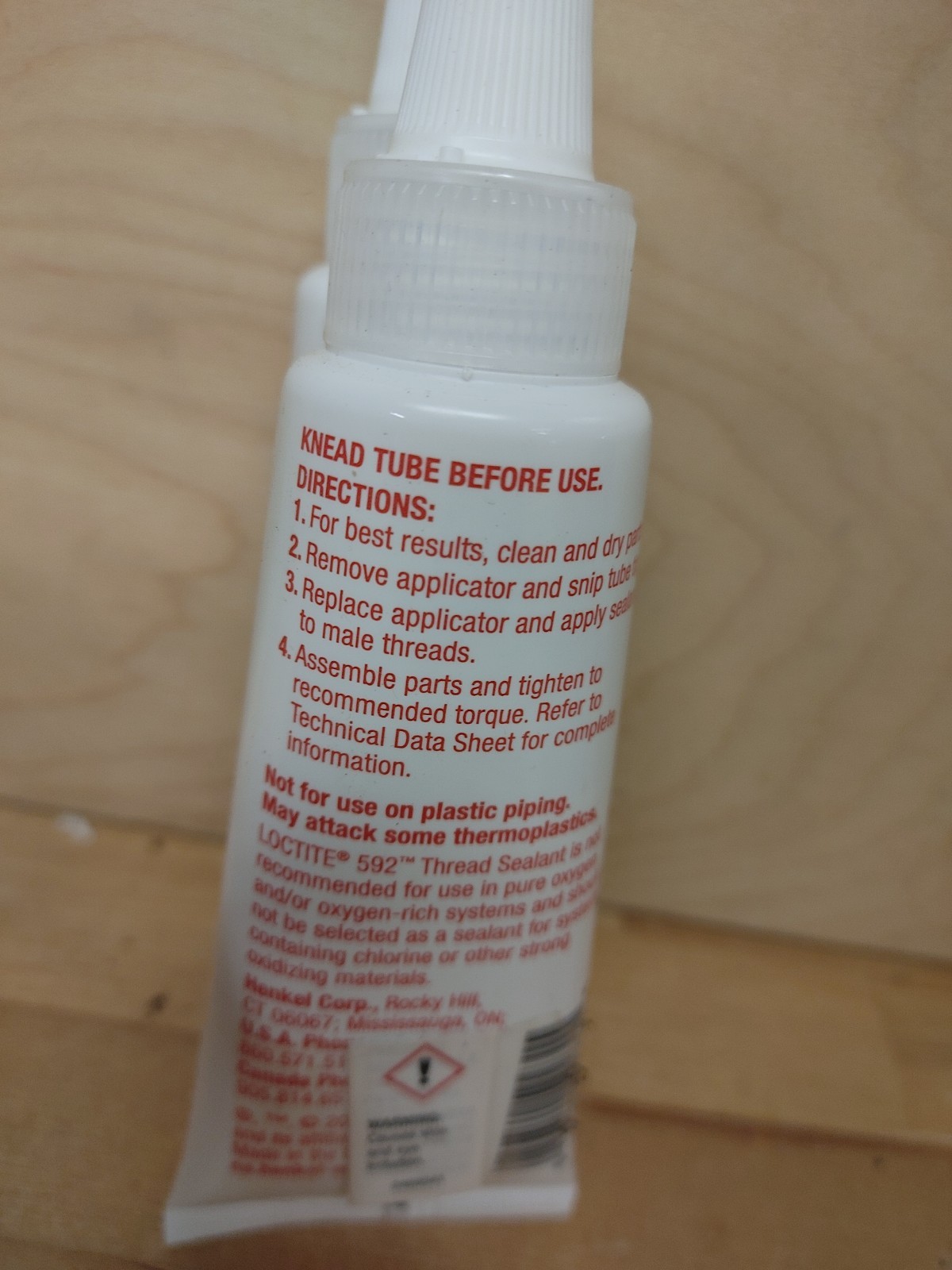 (2) Loctite 592 Thread Sealant 50mL Pipe Sealant PTFE 1.69 FL. OZ. 59231 209761