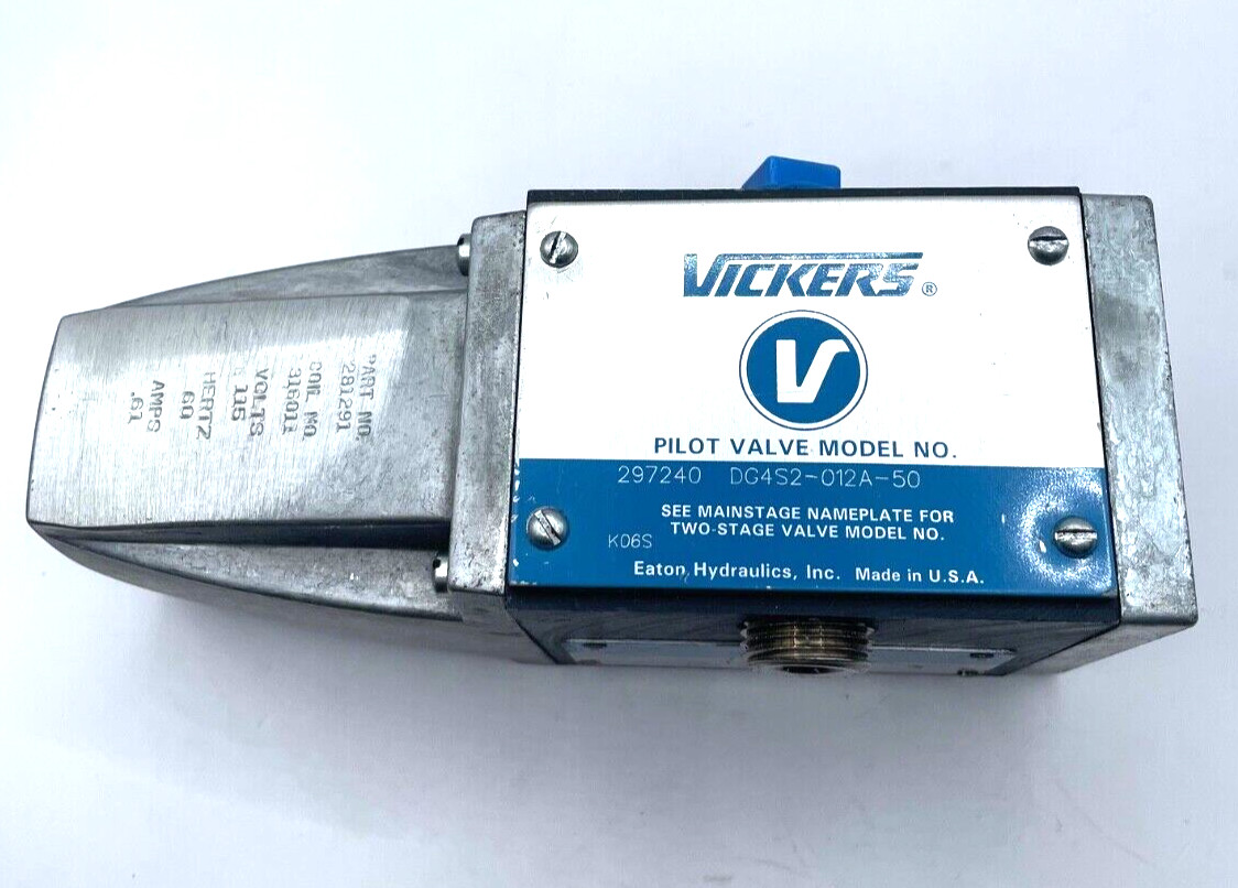 Eaton Vickers DG4S2-012A-50 297240 Directional Control Valve 115V .61A NSNP