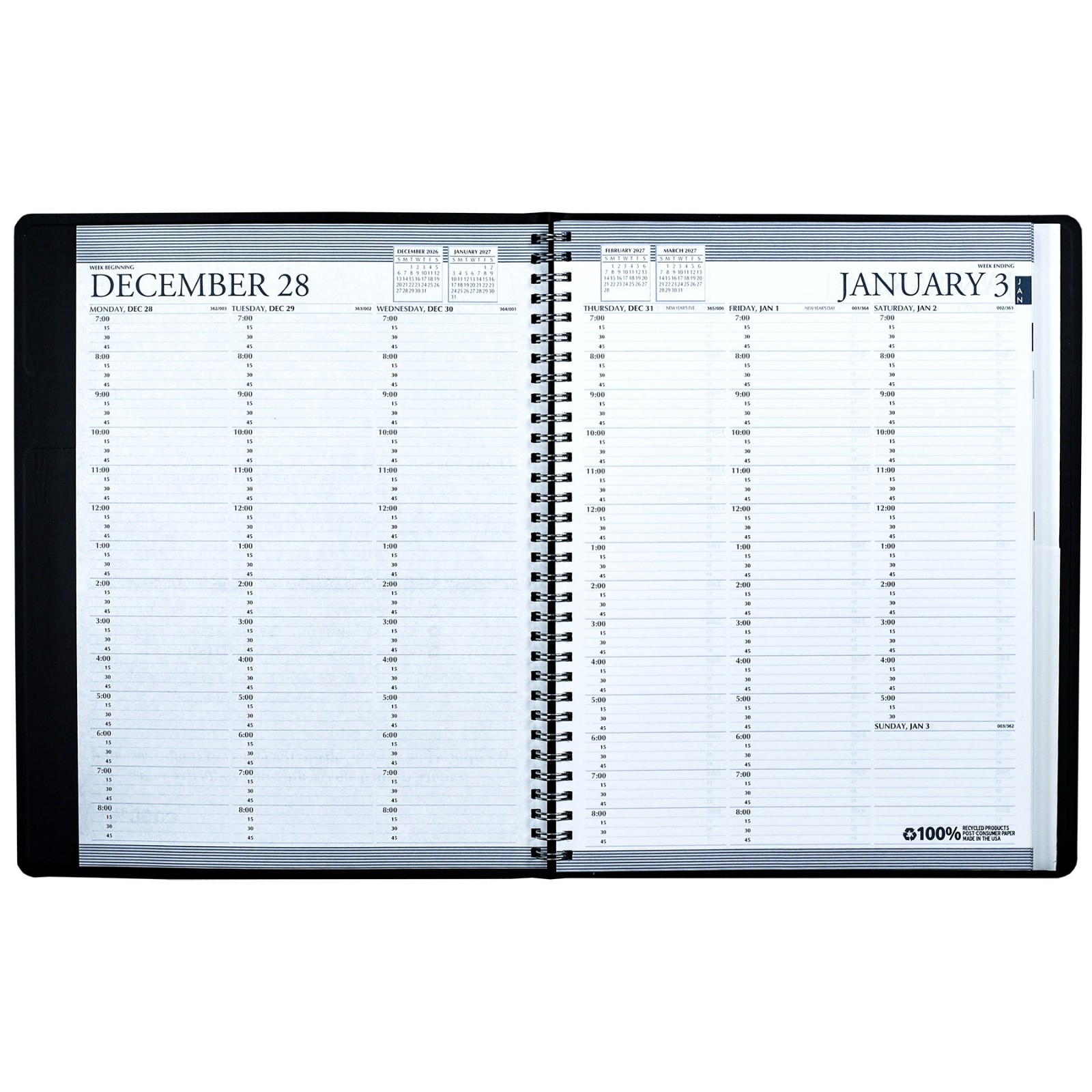 2026 & 2027 2720-02 HOD272002 House of Doolittle 2-Year Weekly Appointment Book
