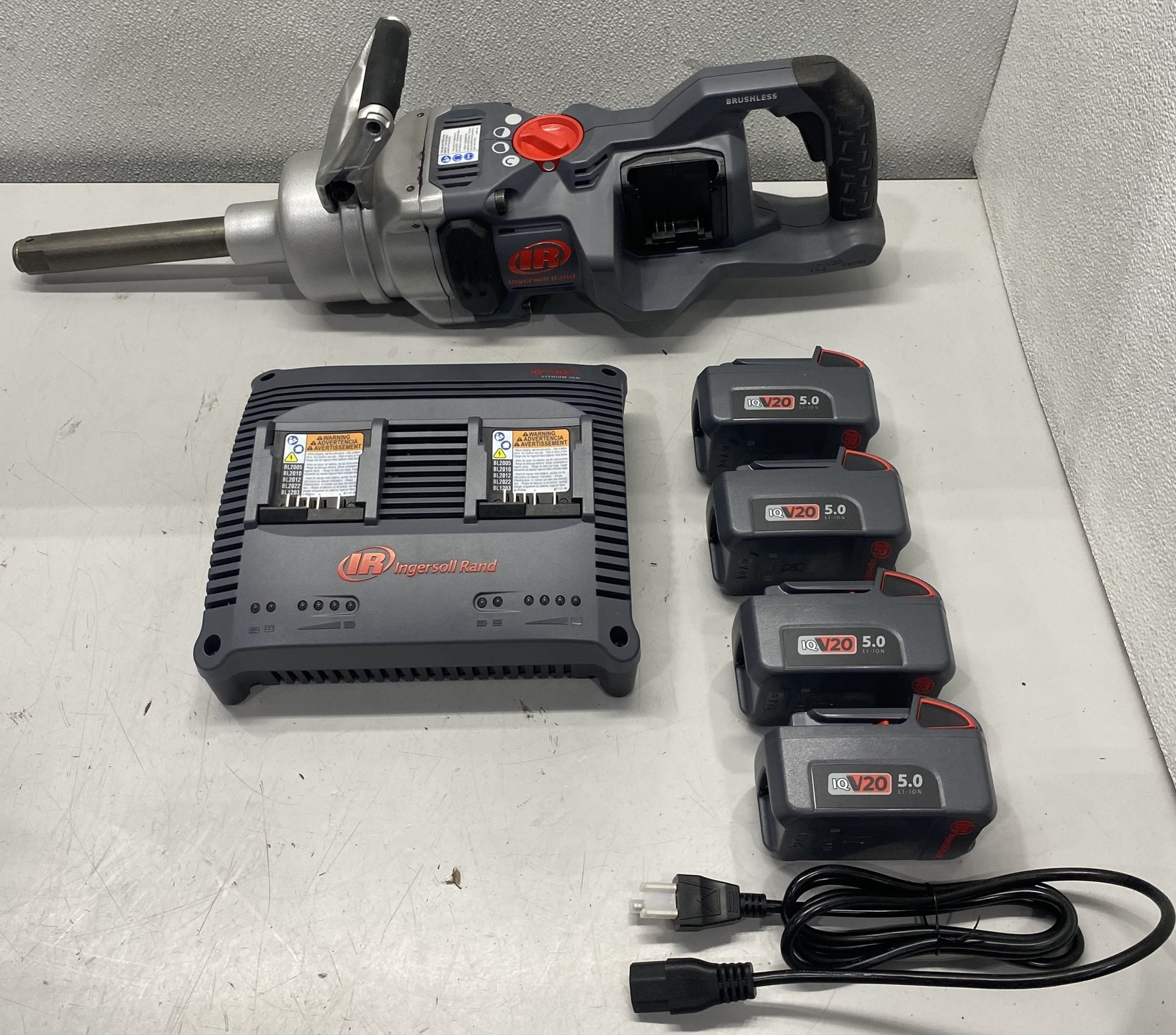 Ingersoll Rand Extended Anvil IQV20 Impact Wrench Kit IRC-W9691-K4E