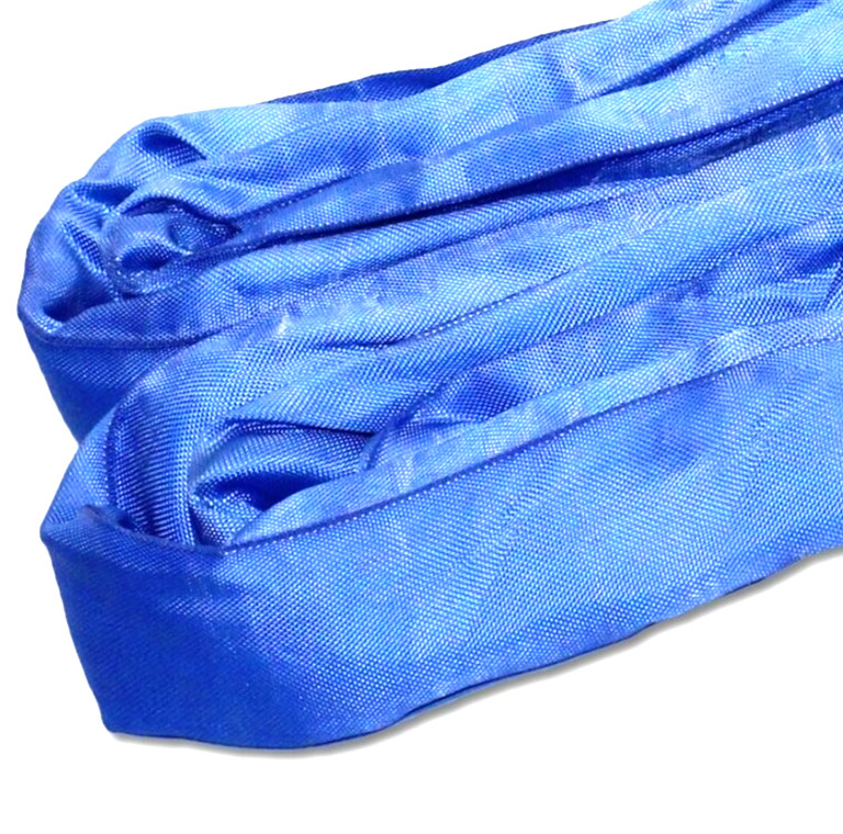 Blue Endless Round Web Rim Sling 12′ Synthetic Towing & Recovery Crane Strap