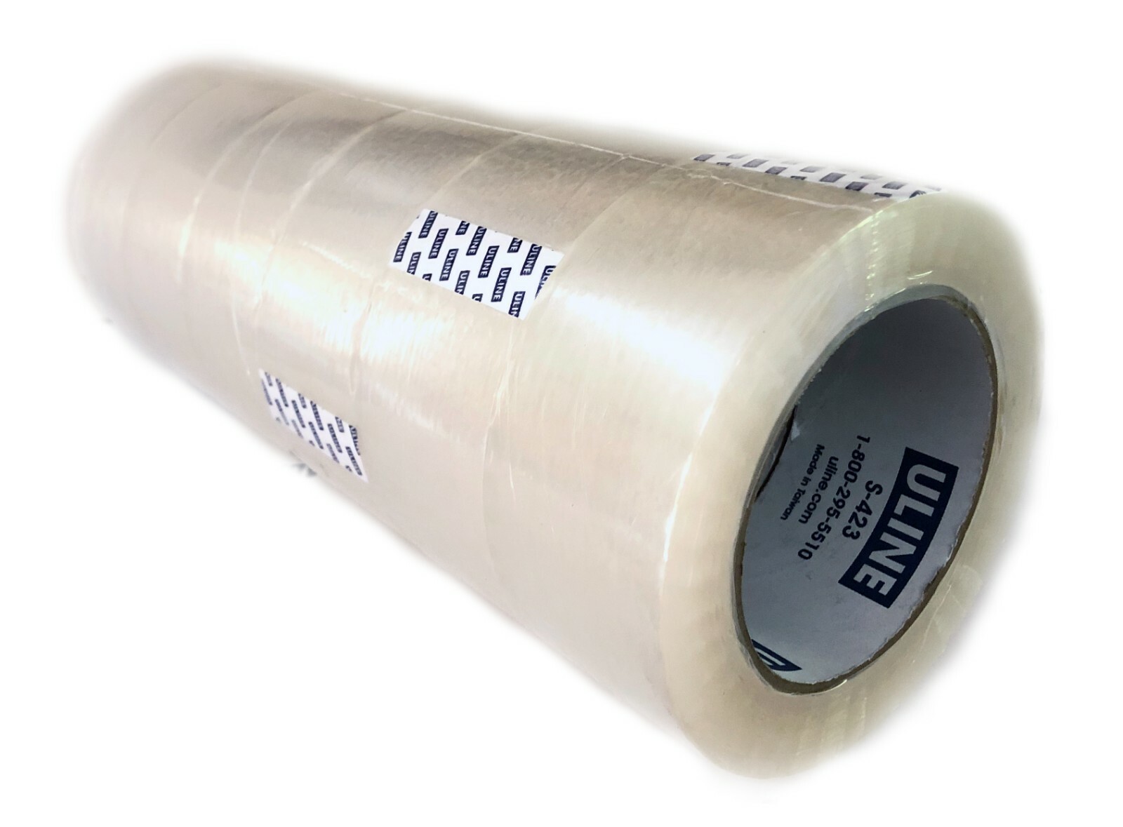 Uline Clear Industrial Packing/Shipping Tape 6 Rolls – 2 Mil, 2″ x 110 yds S-423