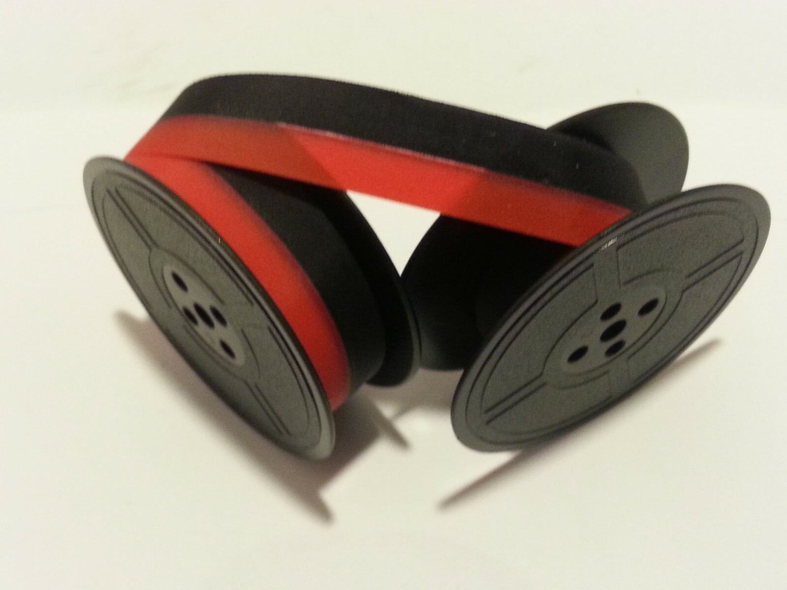 2 PK For Less! Vintage Portable Manual Royal Typewriter Spool Ribbon Black Red