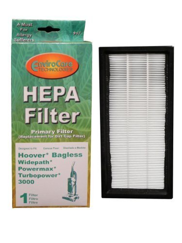 (1) Hoover Powermax Widepath HEPA Filter, Bagless, Turbopower, Tempo, Sprint,…