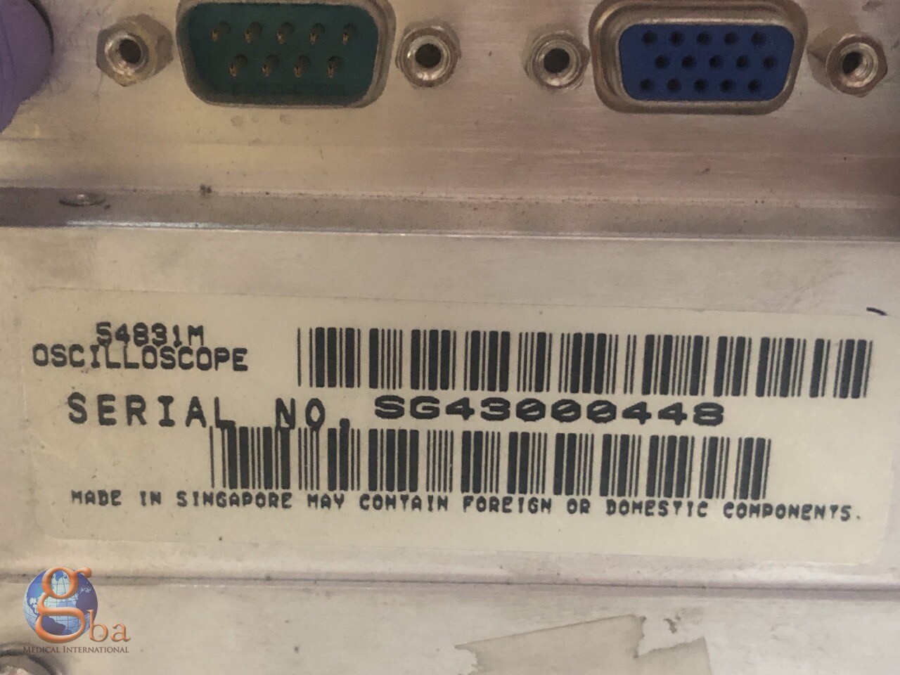 Agilent HP Philips Infiniium Oscilloscope 54831M 600 MHz 4 GSa/s