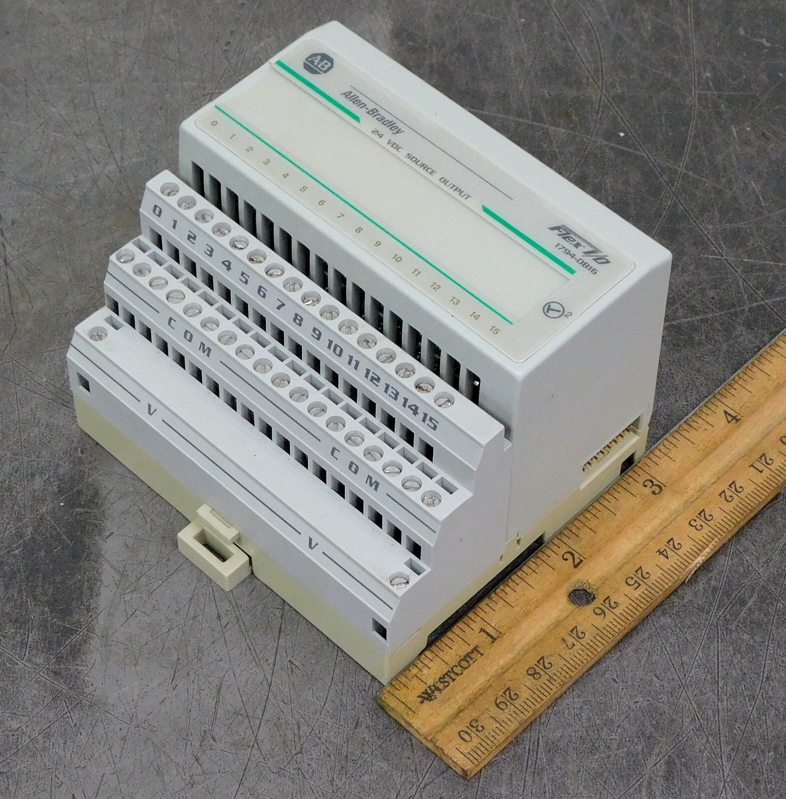 Allen Bradley 1794-OB16 Flex I/O Output Module 16 Outputs 24V DC Lot of Two (2)